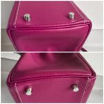 Hermes Kelly 32CM Tosca Pink Epsom Leather With Palladium Hardware Bag #RTTE-1 - Image 19
