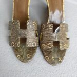 Hermes Legend Sandal Ombre Lizard Size 39 Gold Hardware #ROLS-9 - Image 3