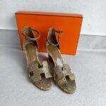 Hermes Legend Sandal Ombre Lizard Size 39 Gold Hardware #ROLS-9 - Image 2
