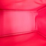 Hermes Lindy 30CM Rose Lipstick Evercolor Leather with Palladium-plated Hardware #RTEO-1 - Image 42