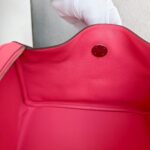 Hermes Lindy 30CM Rose Lipstick Evercolor Leather with Palladium-plated Hardware #RTEO-1 - Image 36