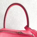 Hermes Lindy 30CM Rose Lipstick Evercolor Leather with Palladium-plated Hardware #RTEO-1 - Image 23