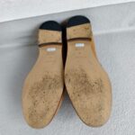 Hermes Mocassins Denstin Size 38 Palladium Hardware #ROUC-2 - Image 12