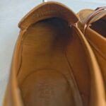 Hermes Mocassins Denstin Size 38 Palladium Hardware #ROUC-2 - Image 11