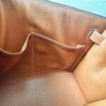Hermes Sellier Kelly 32cm Brown-Gold Cherve Coromandel (Goatskin ) Leather With Palladium Hardware Bag #ROUY-1 - Image 46