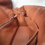 Hermes Sellier Kelly 32cm Brown-Gold Cherve Coromandel (Goatskin ) Leather With Palladium Hardware Bag #ROUY-1 - Image 37