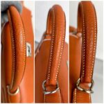 Hermes Sellier Kelly 32cm Brown-Gold Cherve Coromandel (Goatskin ) Leather With Palladium Hardware Bag #ROUY-1 - Image 21