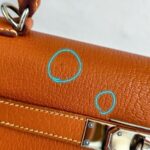 Hermes Sellier Kelly 32cm Brown-Gold Cherve Coromandel (Goatskin ) Leather With Palladium Hardware Bag #ROUY-1 - Image 20