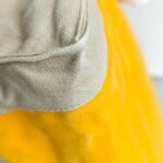 Hermes Tapidcell Pouch Yellow Canvas Bag #RTRE-18 - Image 12