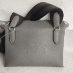 Hermes Videpoches Dark Grey Togo Leather with Palladium Plated Hardware Bag #ROEY-1 - Image 4