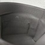 Hermes Videpoches Dark Grey Togo Leather with Palladium Plated Hardware Bag #ROEY-1 - Image 14