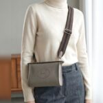 Hermes Videpoches Dark Grey Togo Leather with Palladium Plated Hardware Bag #ROEY-1 - Image 17