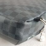 LV Avenue World Map Bumbag Black/Grey Damier Graphite Coated Canvas/Leather and Silver Hardware #RTET-1 - Image 18