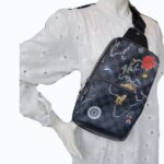 LV Avenue World Map Bumbag Black/Grey Damier Graphite Coated Canvas/Leather and Silver Hardware #RTET-1 - Image 26