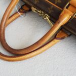LV Document Bag Brown Monogram Coated Canvas with Leather and Gold Hardware #RTUO-2 - Image 18