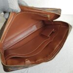 LV Document Bag Brown Monogram Coated Canvas with Leather and Gold Hardware #RTUO-2 - Image 29