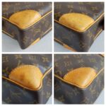 LV Document Bag Brown Monogram Coated Canvas with Leather and Gold Hardware #RTUO-2 - Image 14