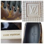LV Frontrow Size 36 Sneaker Brown Monogram Coated Canvas with Gold Hardware #RKUT-8 - Image 11