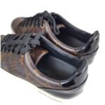 LV Frontrow Size 36 Sneaker Brown Monogram Coated Canvas with Gold Hardware #RKUT-8 - Image 6