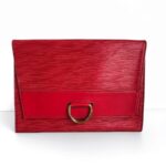 LV Lena Clutch Red Epi Leather with Gold Hardware #ROER-10