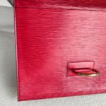 LV Lena Clutch Red Epi Leather with Gold Hardware #ROER-10 - Image 14