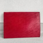 LV Lena Clutch Red Epi Leather with Gold Hardware #ROER-10 - Image 4