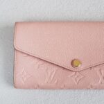 LV Sarah Wallet M64082 Pink Empreinte Leather with Gold Hardware #RTOK-4 - Image 3