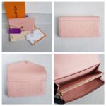 LV Sarah Wallet M64082 Pink Empreinte Leather with Gold Hardware #RTOK-4 - Image 2