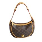 LV Tulum PM Shoulder Bag Brown Monogram Coated Canvas with Leather and Gold Hardware #RSRK-1