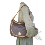 LV Tulum PM Shoulder Bag Brown Monogram Coated Canvas with Leather and Gold Hardware #RSRK-1 - Image 30