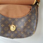 LV Tulum PM Shoulder Bag Brown Monogram Coated Canvas with Leather and Gold Hardware #RSRK-1 - Image 23