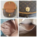 LV Tulum PM Shoulder Bag Brown Monogram Coated Canvas with Leather and Gold Hardware #RSRK-1 - Image 20
