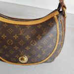 LV Tulum PM Shoulder Bag Brown Monogram Coated Canvas with Leather and Gold Hardware #RSRK-1 - Image 4