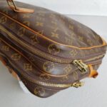 LV Vintage Document Bag Brown Monogram Coated Canvas with Leather and Gold Hardware #RTCY-3 - Image 16