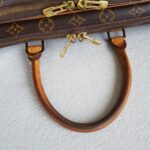 LV Vintage Document Bag Brown Monogram Coated Canvas with Leather and Gold Hardware #RTCY-3 - Image 19