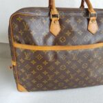 LV Vintage Document Bag Brown Monogram Coated Canvas with Leather and Gold Hardware #RTCY-3 - Image 2
