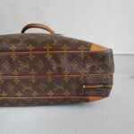 LV Vintage Document Bag Brown Monogram Coated Canvas with Leather and Gold Hardware #RTCY-3 - Image 13
