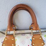 LV Vintage Speedy Multicolor Monogram Coated Canvas with Leather and Gold Hardware #RSRR-1 - Image 20