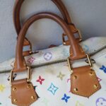 LV Vintage Speedy Multicolor Monogram Coated Canvas with Leather and Gold Hardware #RSRR-1 - Image 21