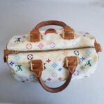 LV Vintage Speedy Multicolor Monogram Coated Canvas with Leather and Gold Hardware #RSRR-1 - Image 9