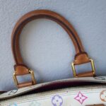 LV Vintage Speedy Multicolor Monogram Coated Canvas with Leather and Gold Hardware #RSRR-1 - Image 23