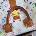 LV Vintage Speedy Multicolor Monogram Coated Canvas with Leather and Gold Hardware #RSRR-1 - Image 22