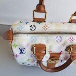 LV Vintage Speedy Multicolor Monogram Coated Canvas with Leather and Gold Hardware #RSRR-1 - Image 10