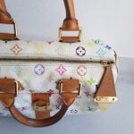 LV Vintage Speedy Multicolor Monogram Coated Canvas with Leather and Gold Hardware #RSRR-1 - Image 12