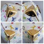 LV Vintage Speedy Multicolor Monogram Coated Canvas with Leather and Gold Hardware #RSRR-1 - Image 15