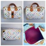 LV Vintage Speedy Multicolor Monogram Coated Canvas with Leather and Gold Hardware #RSRR-1 - Image 2