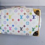 LV Vintage Speedy Multicolor Monogram Coated Canvas with Leather and Gold Hardware #RSRR-1 - Image 14