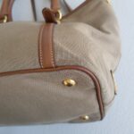 Prada 2Way Bag Brown Canvas with Leather and Gold Hardware #RYTL-3 - Image 16