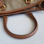 Prada 2Way Bag Brown Canvas with Leather and Gold Hardware #RYTL-3 - Image 20
