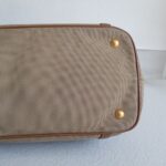 Prada 2Way Bag Brown Canvas with Leather and Gold Hardware #RYTL-3 - Image 12